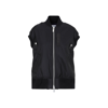 Sacai Nylon Twill Vest In Black
