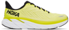 Hoka One One Yellow & Black Clifton 8 Sneakers In Primrose