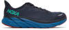Hoka One One Navy Clifton 8 Sneakers In Outer Space / Vallarta Blue