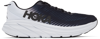 Hoka Black & White Rincon 3 Sneakers In Black + White