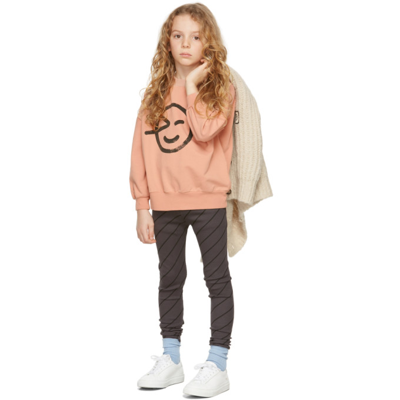 Wynken Kids Pink Slouch Sweatshirt In Dull Pink