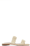 Staud Women's Maya Espadrille-trimmed Leather Sandals In Ivory