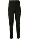 ROBERTO CAVALLI WRAP-EFFECT PANELLED TROUSERS