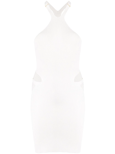 Dion Lee Cut-out Detail Sleeveless Dress In White