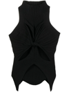 DION LEE CUT-OUT DETAIL SLEEVELESS TOP