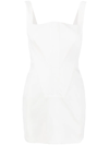 Dion Lee Fork Frame Minidress In White