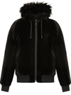 Giuseppe Zanotti Tasha Velvet Jacket In Black