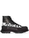 Alexander Mcqueen Tread Slick High-top Sneakers In Black
