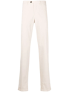 CANALI MID-RISE STRAIGHT-LEG TROUSERS