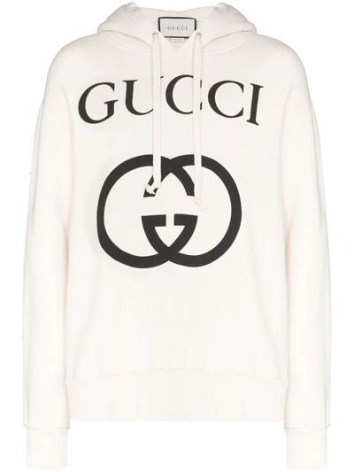 Gucci Off-white Interlocking G Hoodie
