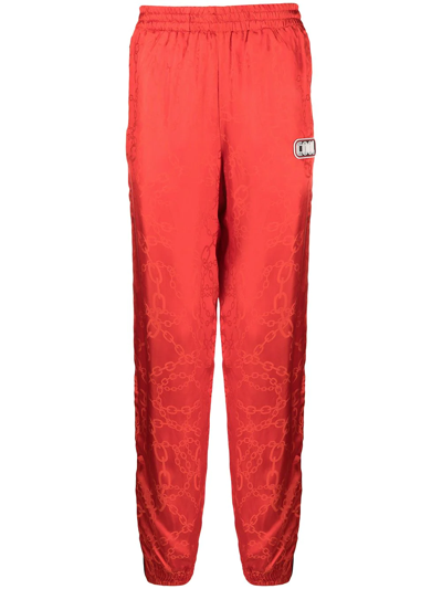 Cool Tm Chainlink Print Track Trousers In Red