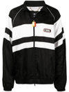 Cool Tm Black Monogram Logo-print Zip Jacket In Black