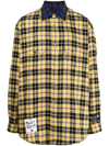Cool Tm Plaid-check Print Shirt In Yellow