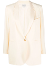 Forte Forte Single-breasted Button Blazer In Yellow