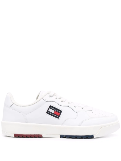 Tommy Jeans Basket Lace-up Trainers In White