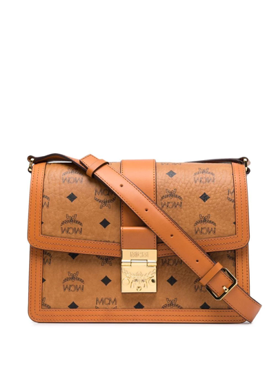 Mcm Medium Tracy Crossbody Bag In Brown