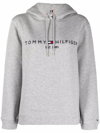 TOMMY HILFIGER EMBROIDERED-LOGO PULLOVER HOODIE