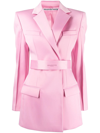 alexander wang pink blazer dress WW30498] Alexander Wang