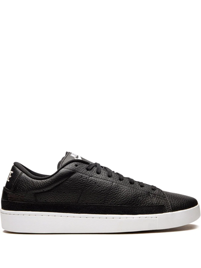 Nike Zoom Blazer Low-top Sneakers In Black/ White-gum Light Brown