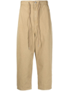 JUUNJ CROPPED TAPERED-LEG TROUSERS