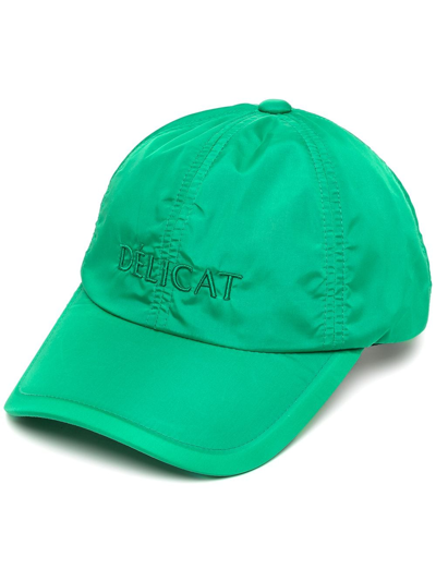 Juunj Délicat 刺绣棒球帽 In Green