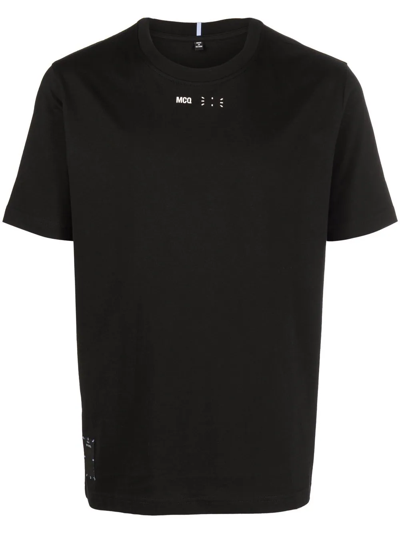 Mcq By Alexander Mcqueen Short-sleeved Logo-print T-shirt In Black