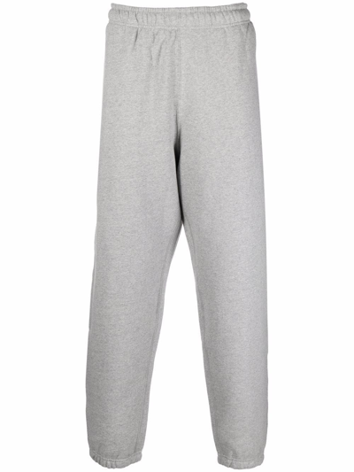Nike Fw26 Pleated-hem Fleece Pants With Reflective Trim In Gray