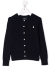 RALPH LAUREN POLO PONY KNITTED CARDIGAN
