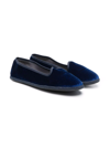 Siola Teen Slip-on Velvet-effect Loafers In Blue