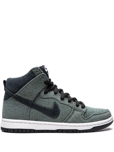 Nike Dunk Sb High "denim" Trainers In Blue