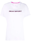 DKNY CHEST-LOGO CREWNECK T-SHIRT