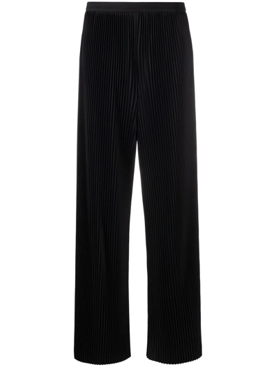 Fabiana Filippi High-waist Pleated Trousers In Black