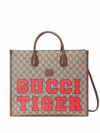 GUCCI "GUCCI TIGER" TOTE BAG