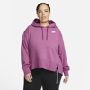 Nike Women's  Sportswear Club French Terry Hoodie (plus Size) In Red