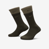 Nike Everyday Plus Cushioned Training Crew Socks In Cargo Khaki,matte Olive,matte Olive