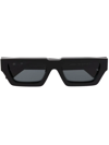 OFF-WHITE MANCHESTER RECTANGULAR-FRAME SUNGLASSES