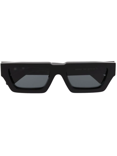 Off-white Manchester Rectangular-frame Sunglasses In Black