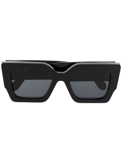 Off-white Catalina Square-frame Sunglasses In Black