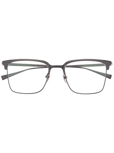 Masunaga Waldorf Square-frame Glasses In Black