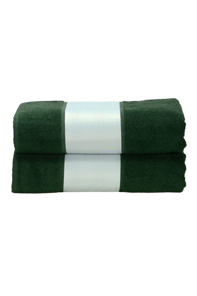 A&r Towels Subli-me Bath Towel (dark Green) (one Size)