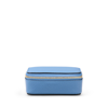 Smythson Panama Textured-leather Jewelry Case In Nile Blue