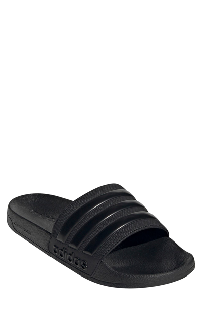 Adidas Originals Adidas Men's Adilette Shower Slide Sandals In Core Black/core Black/core Black