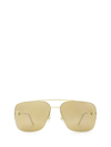Cartier Ct0244s Gold Sunglasses In Gold