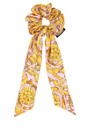 VERSACE PRINTED SILK SCRUNCHIE  PRINTED VERSACE DONNA TU