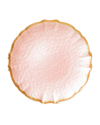 Vietri Baroque Glass Pink Salad Plate