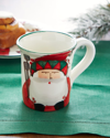 Vietri Old St. Nick Mug - Skiing