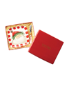 Vietri Two-piece Old St. Nick Plate & Spreader Set