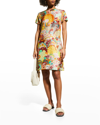 La Doublej Paisley-print Silk Swing Dress In Holi