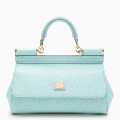 Dolce & Gabbana Light Blue Sicily Small Handbag