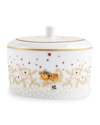 Bernardaud Noel Sugar Bowl In Multi